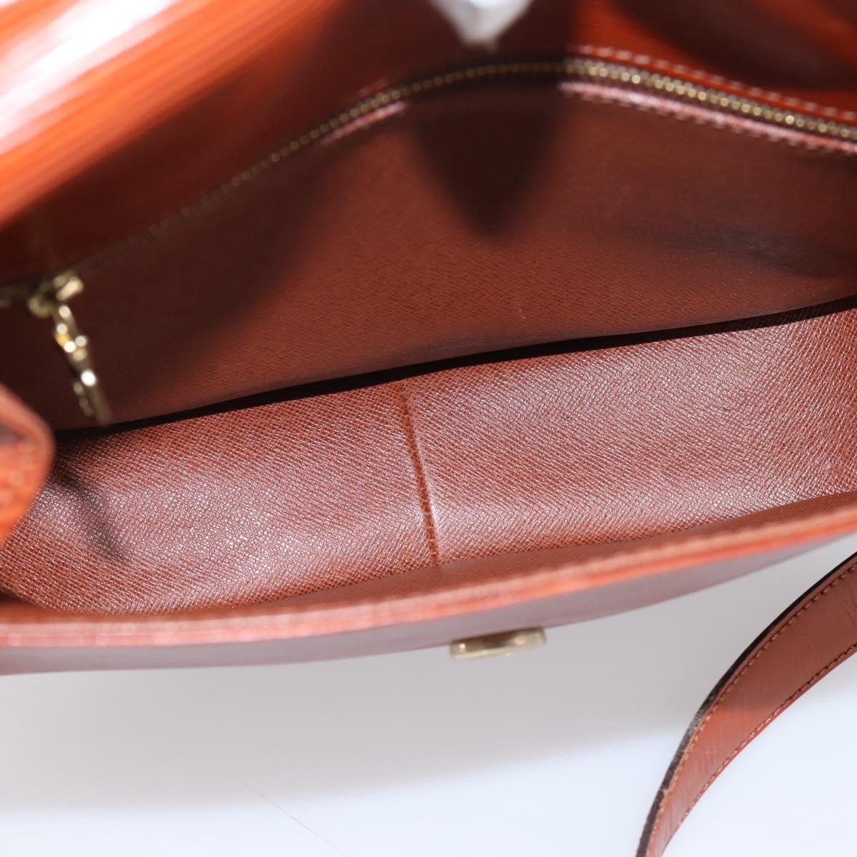 LOUIS VUITTON Epi Saint Cloud GM Shoulder Bag Brown M52193 LV Auth mr3090A