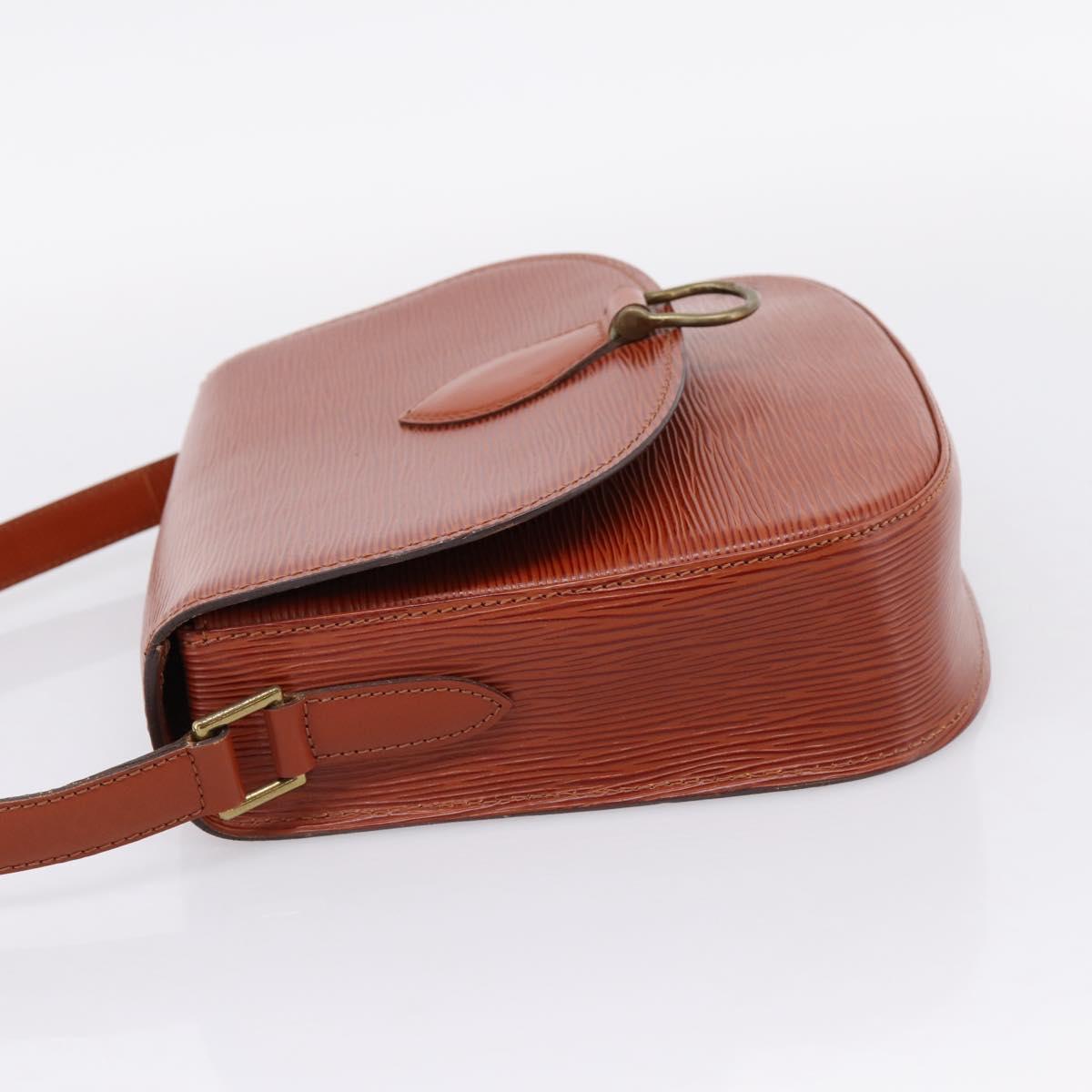 LOUIS VUITTON Epi Saint Cloud GM Shoulder Bag Brown M52193 LV Auth mr3090A