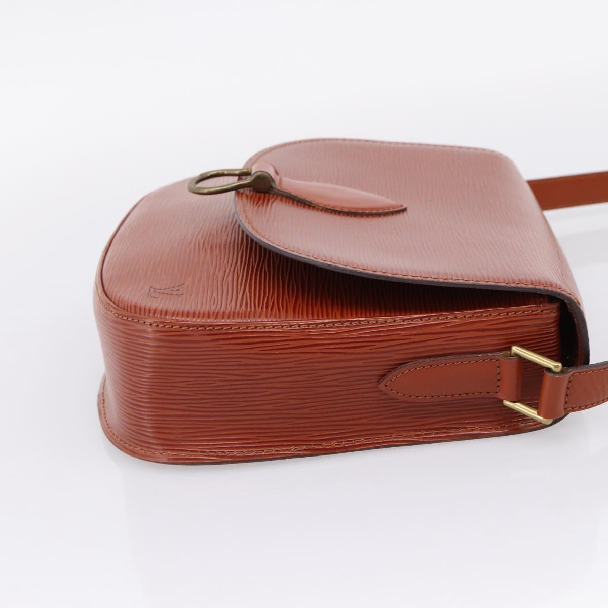 LOUIS VUITTON Epi Saint Cloud GM Shoulder Bag Brown M52193 LV Auth mr3090A