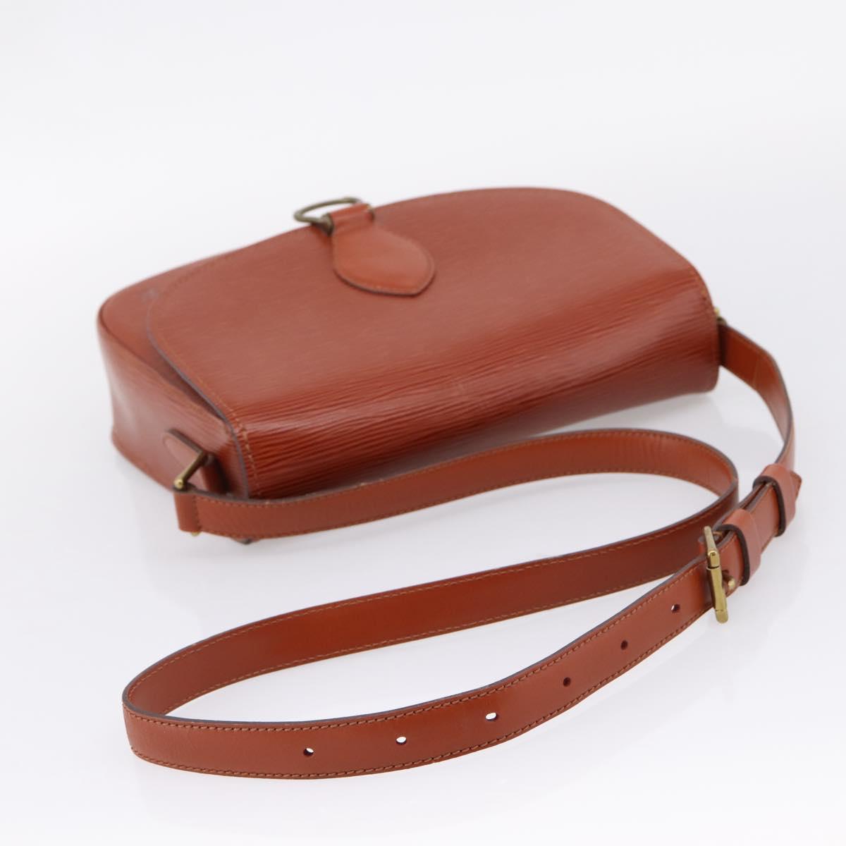 LOUIS VUITTON Epi Saint Cloud GM Shoulder Bag Brown M52193 LV Auth mr3090A