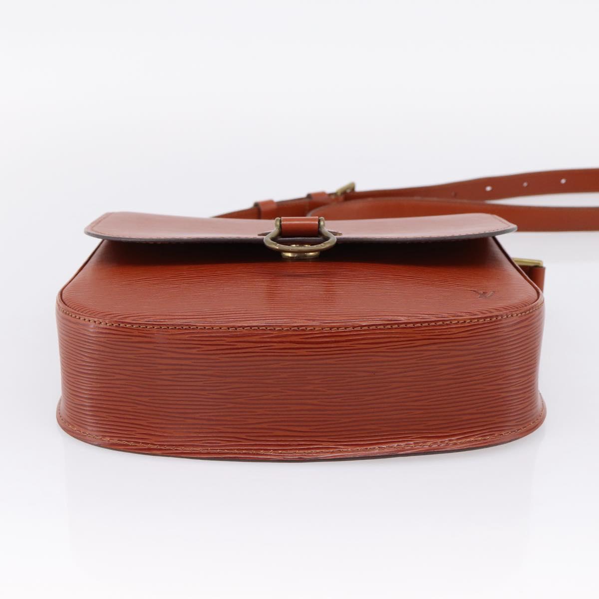 LOUIS VUITTON Epi Saint Cloud GM Shoulder Bag Brown M52193 LV Auth mr3090A