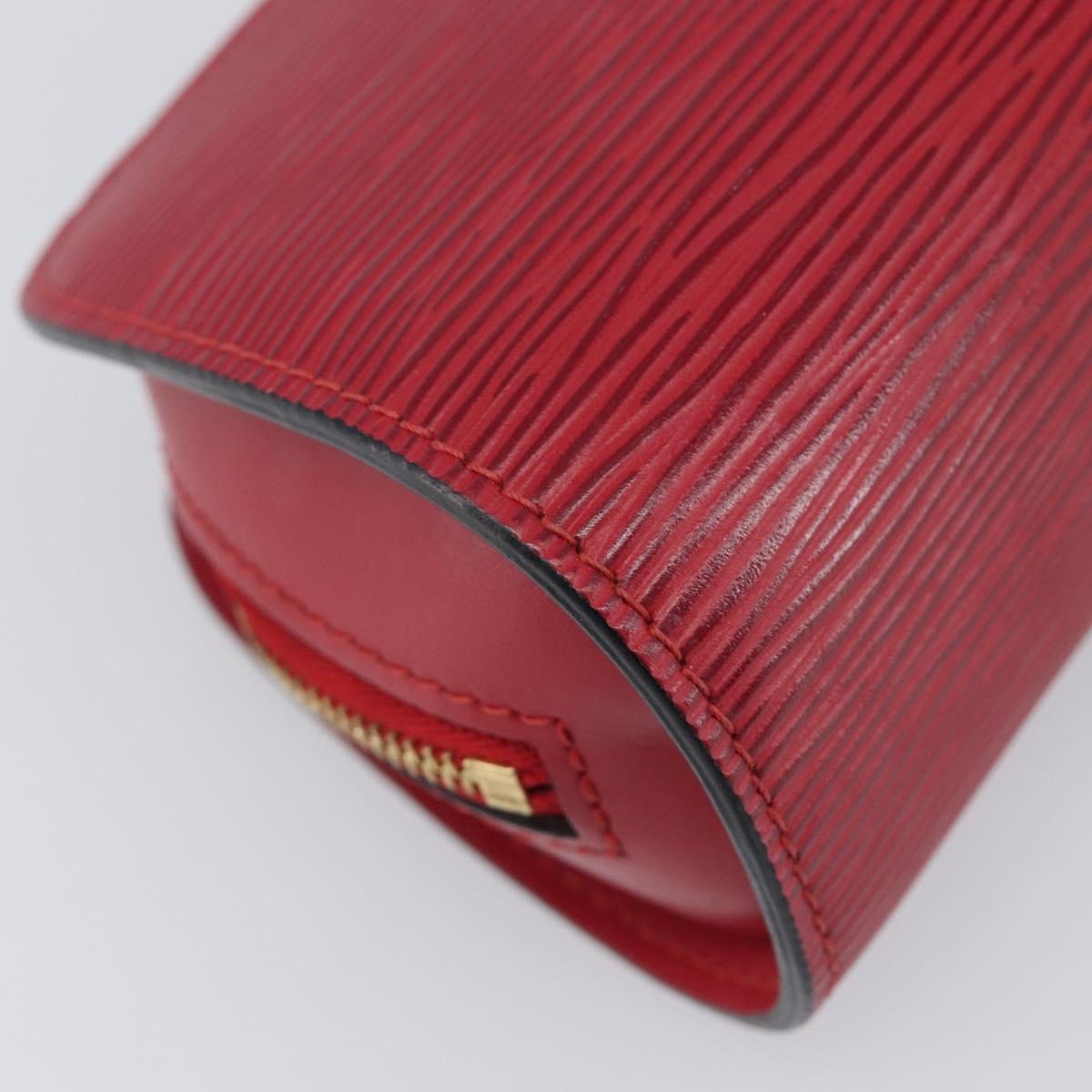 LOUIS VUITTON Epi Dauphine PM Pouch Red M48447 LV Auth mr3092