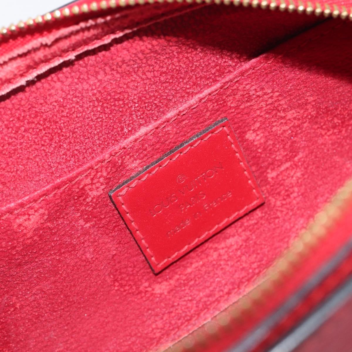 LOUIS VUITTON Epi Dauphine PM Pouch Red M48447 LV Auth mr3092
