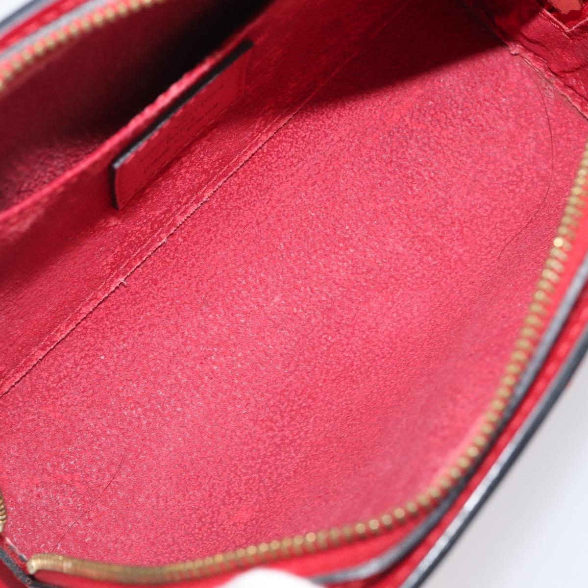 LOUIS VUITTON Epi Dauphine PM Pouch Red M48447 LV Auth mr3092