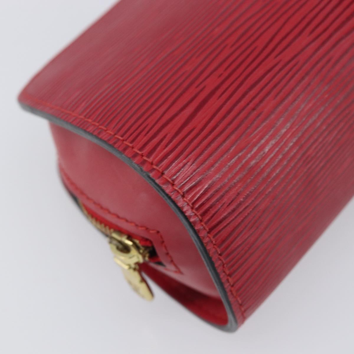 LOUIS VUITTON Epi Dauphine PM Pouch Red M48447 LV Auth mr3092