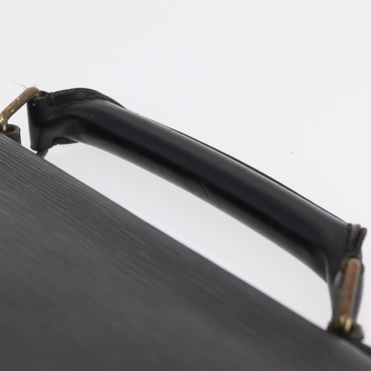 LOUIS VUITTON Epi Serviette Conseiller Briefcase Black M54422 LV Auth mr3099