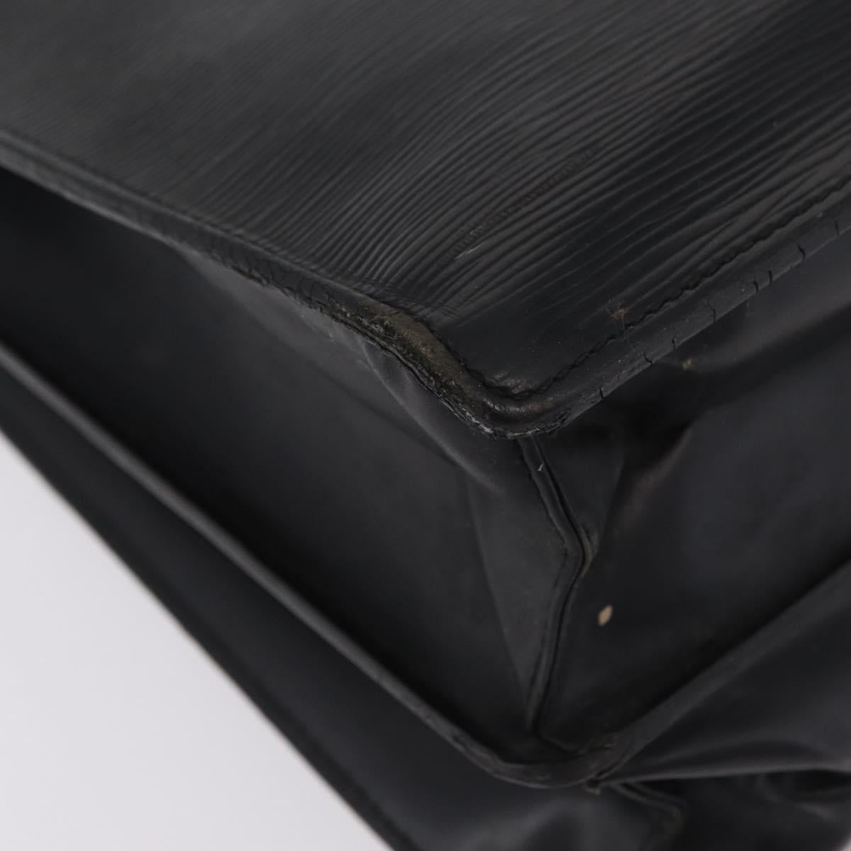 LOUIS VUITTON Epi Serviette Conseiller Briefcase Black M54422 LV Auth mr3099