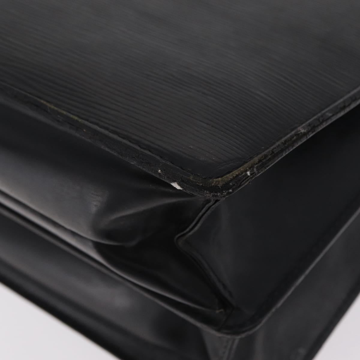 LOUIS VUITTON Epi Serviette Conseiller Briefcase Black M54422 LV Auth mr3099