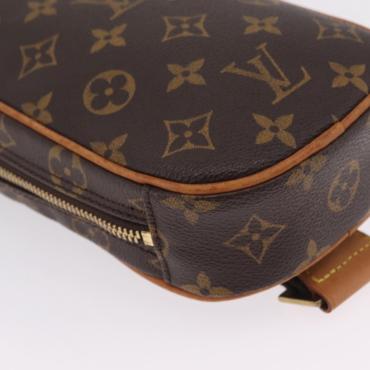 LOUIS VUITTON Monogram Pochette Gange Shoulder Bag M51870 LV Auth mr3122V