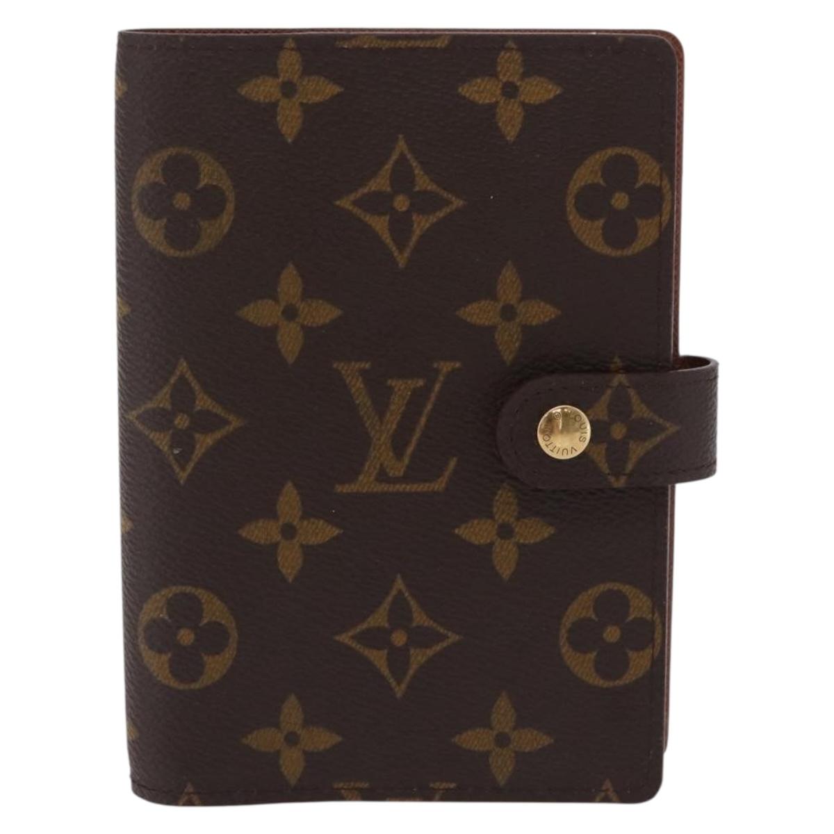 LOUIS VUITTON Monogram Agenda PM Day Planner Cover R20005 LV Auth mr3130A