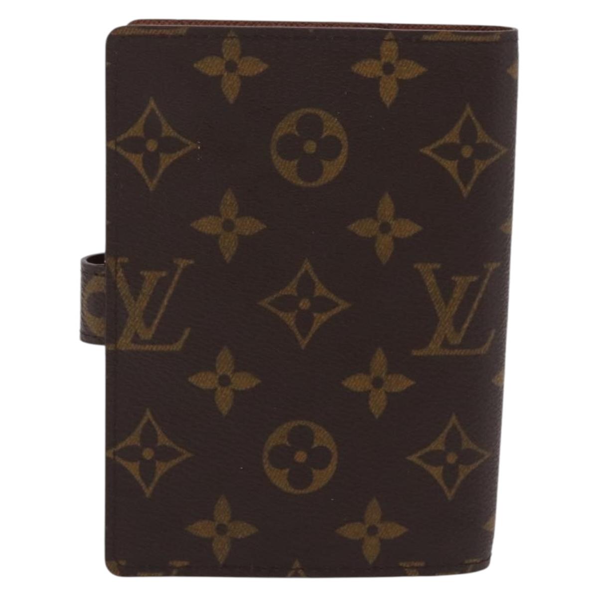 LOUIS VUITTON Monogram Agenda PM Day Planner Cover R20005 LV Auth mr3130A