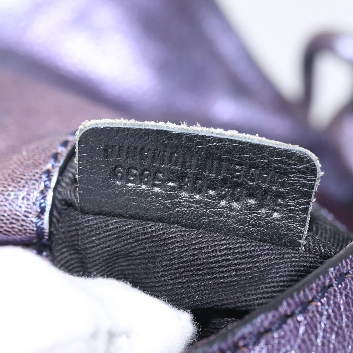 Chloe Shoulder Bag Leather Purple Auth mr3154