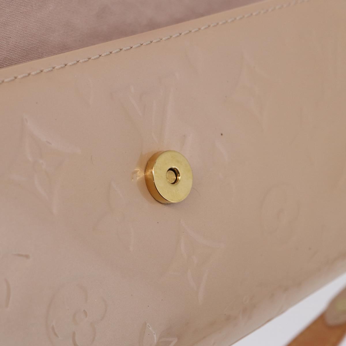 LOUIS VUITTON Monogram Vernis Sunset Bluebird Bag Marshmallow Pink Auth mr3158
