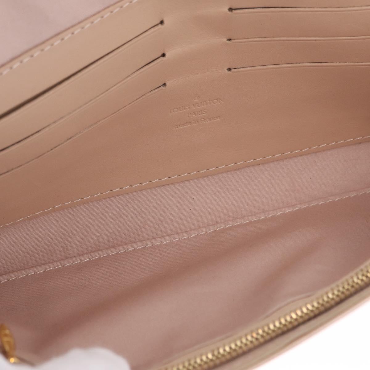 LOUIS VUITTON Monogram Vernis Sunset Bluebird Bag Marshmallow Pink Auth mr3158