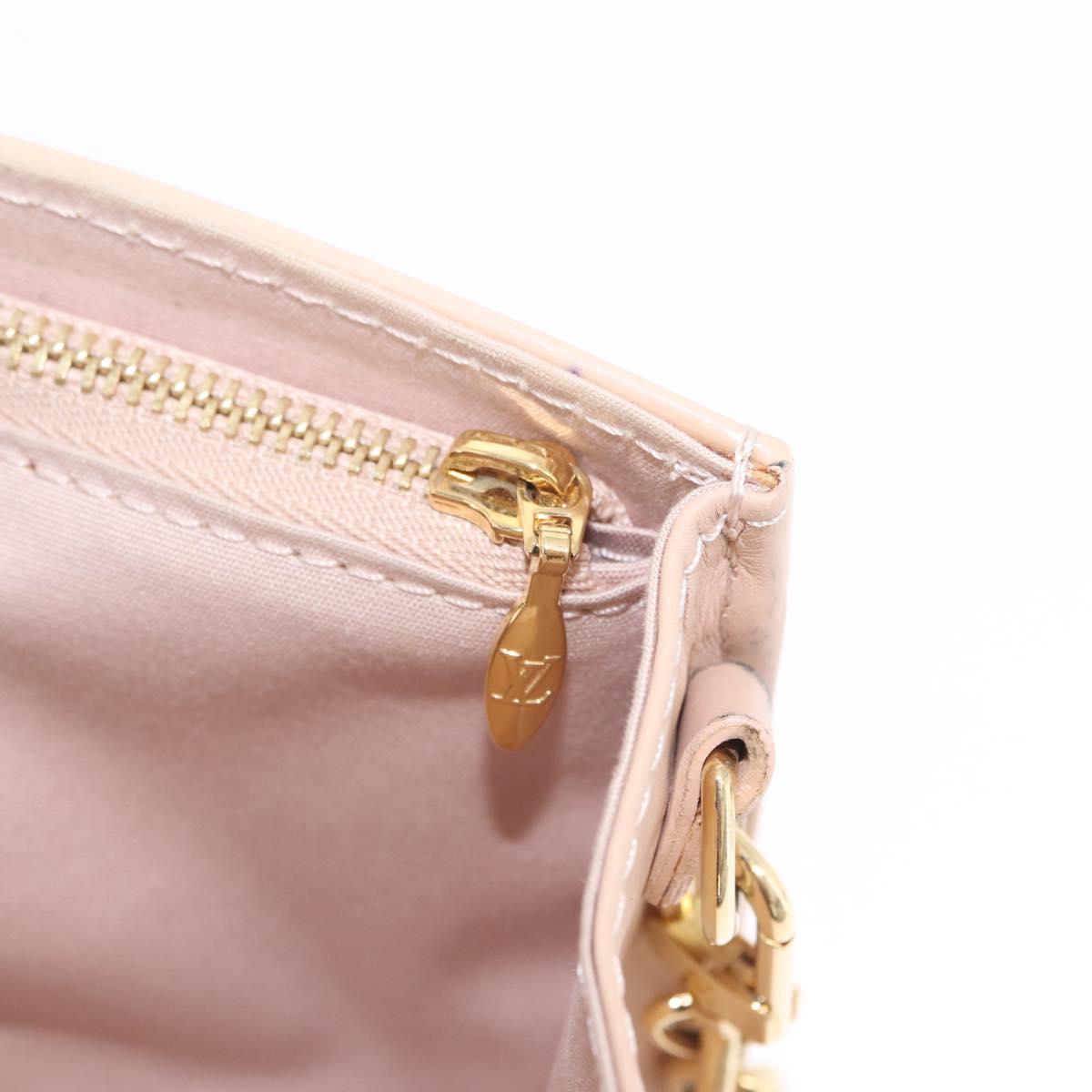 LOUIS VUITTON Monogram Vernis Sunset Bluebird Bag Marshmallow Pink Auth mr3158