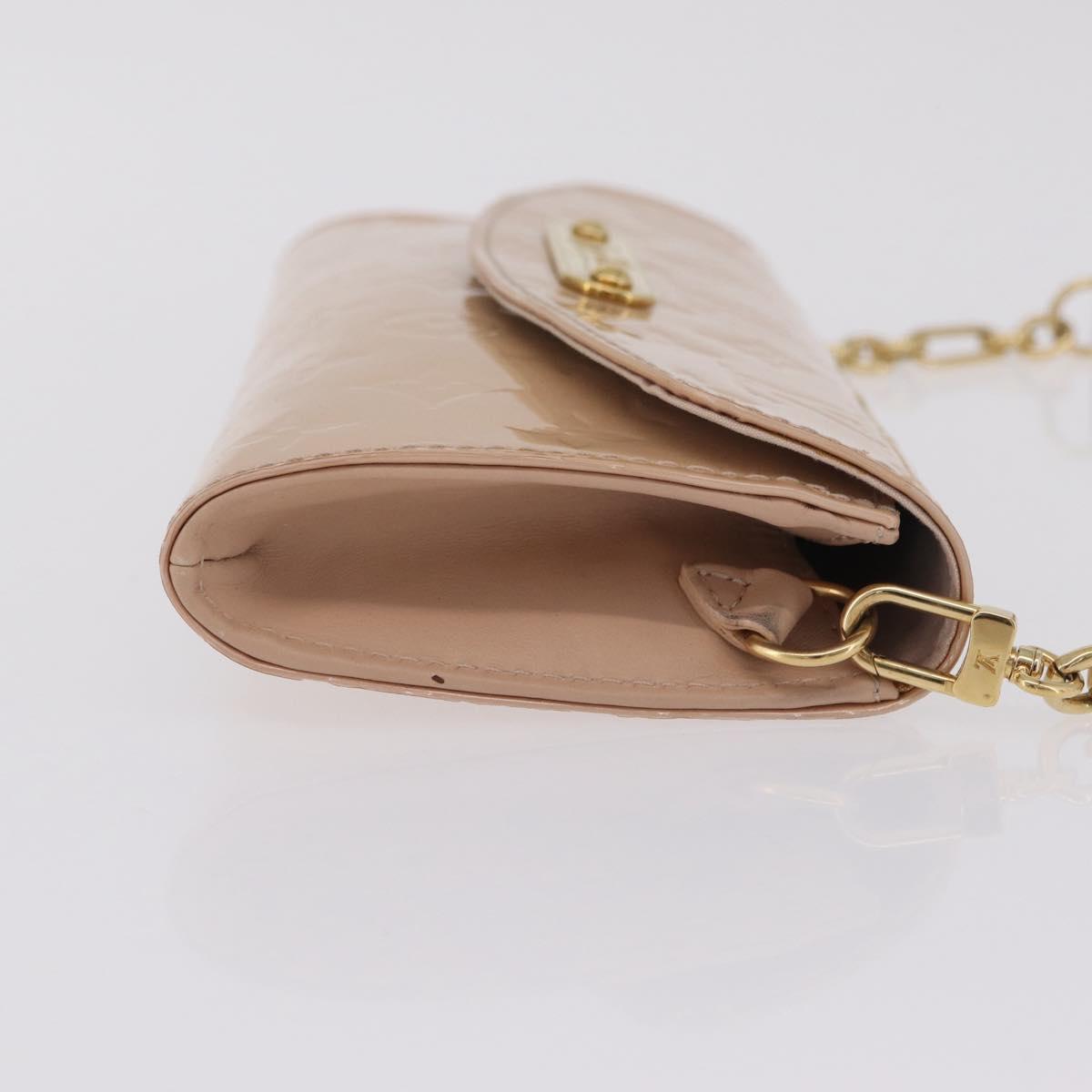LOUIS VUITTON Monogram Vernis Sunset Bluebird Bag Marshmallow Pink Auth mr3158