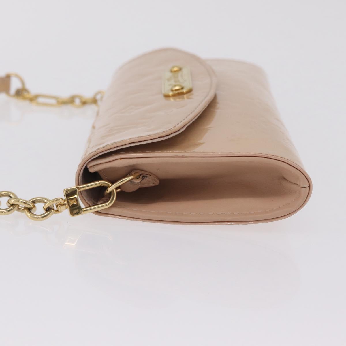 LOUIS VUITTON Monogram Vernis Sunset Bluebird Bag Marshmallow Pink Auth mr3158