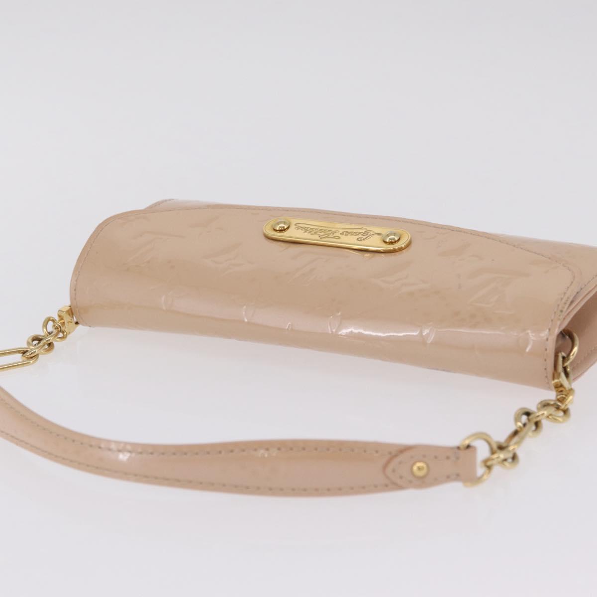 LOUIS VUITTON Monogram Vernis Sunset Bluebird Bag Marshmallow Pink Auth mr3158