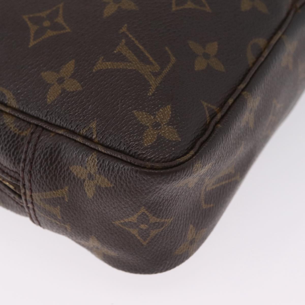 LOUIS VUITTON Monogram Trousse Toilette 23 Clutch Bag M47524 LV Auth mr3176