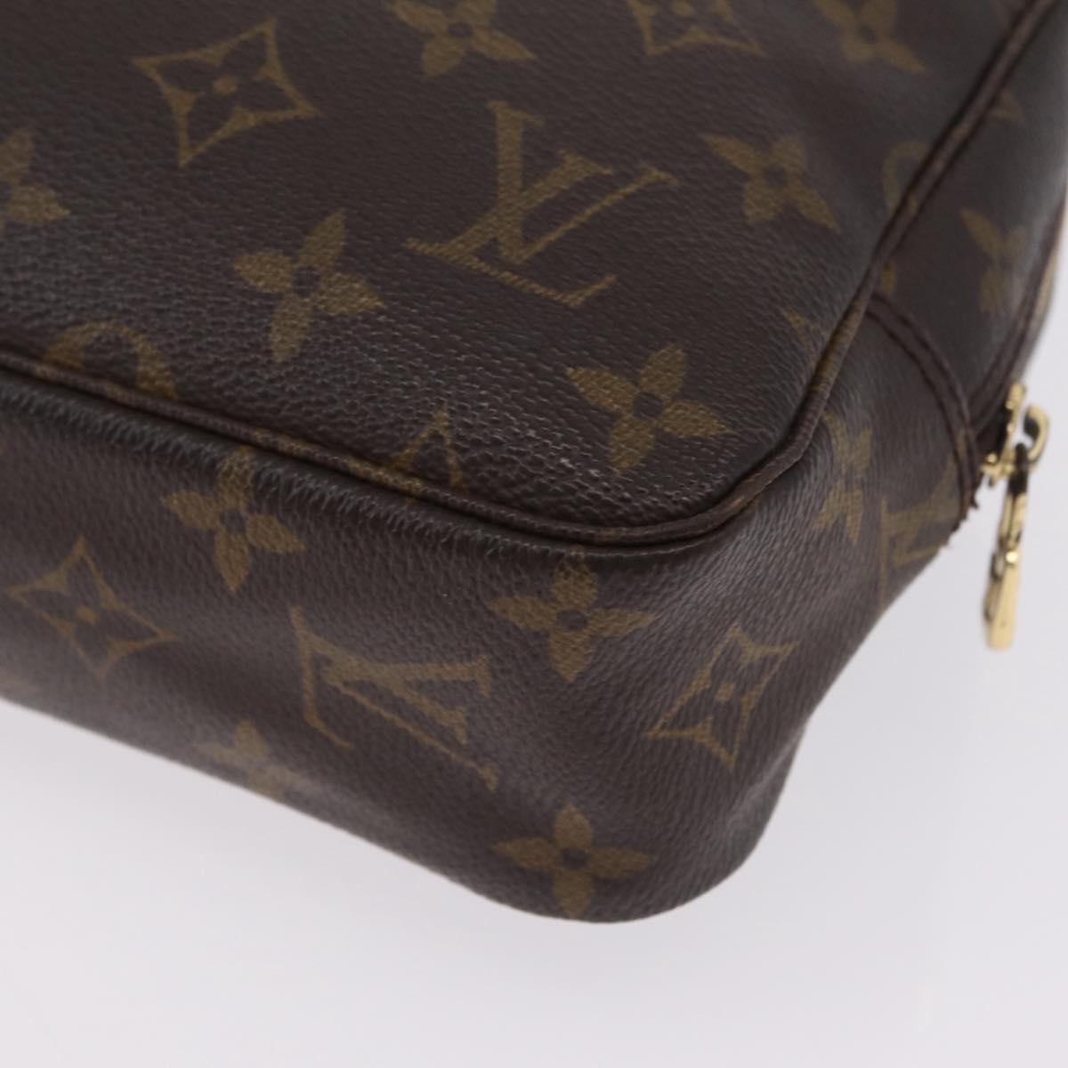 LOUIS VUITTON Monogram Trousse Toilette 23 Clutch Bag M47524 LV Auth mr3176