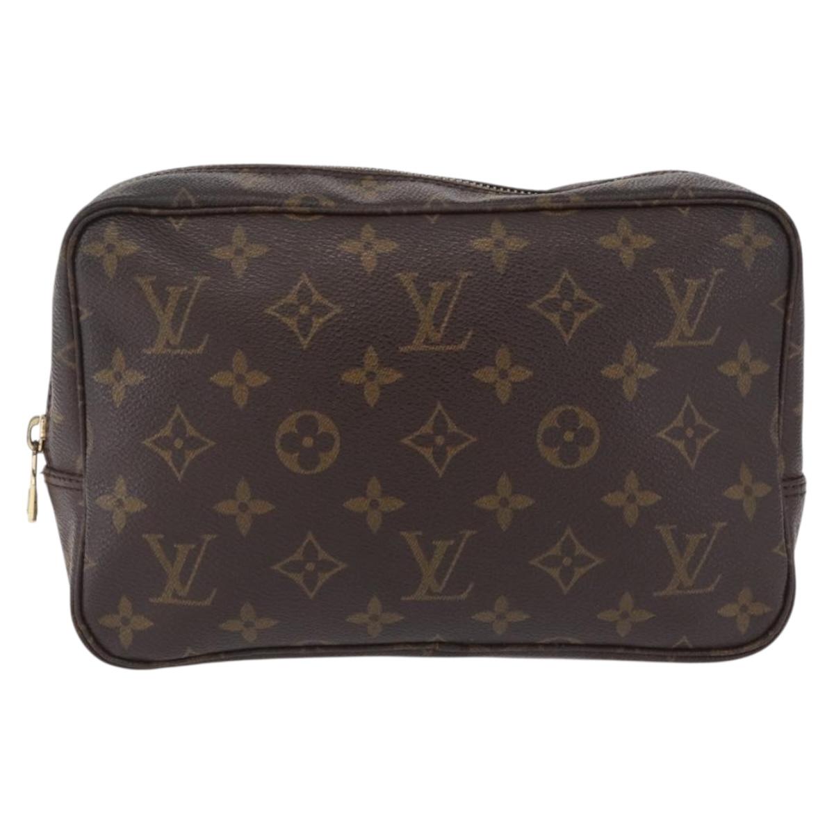 LOUIS VUITTON Monogram Trousse Toilette 23 Clutch Bag M47524 LV Auth mr3176