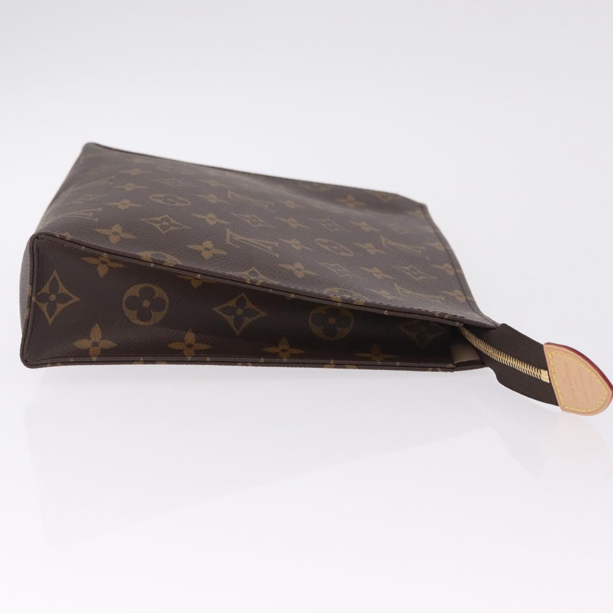 LOUIS VUITTON Monogram Poche Toilette 26 Pouch M47542 LV Auth mr3278A