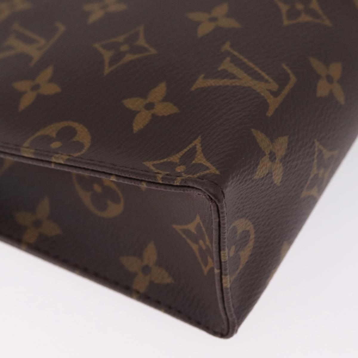 LOUIS VUITTON Monogram Poche Toilette 26 Pouch M47542 LV Auth mr3278A
