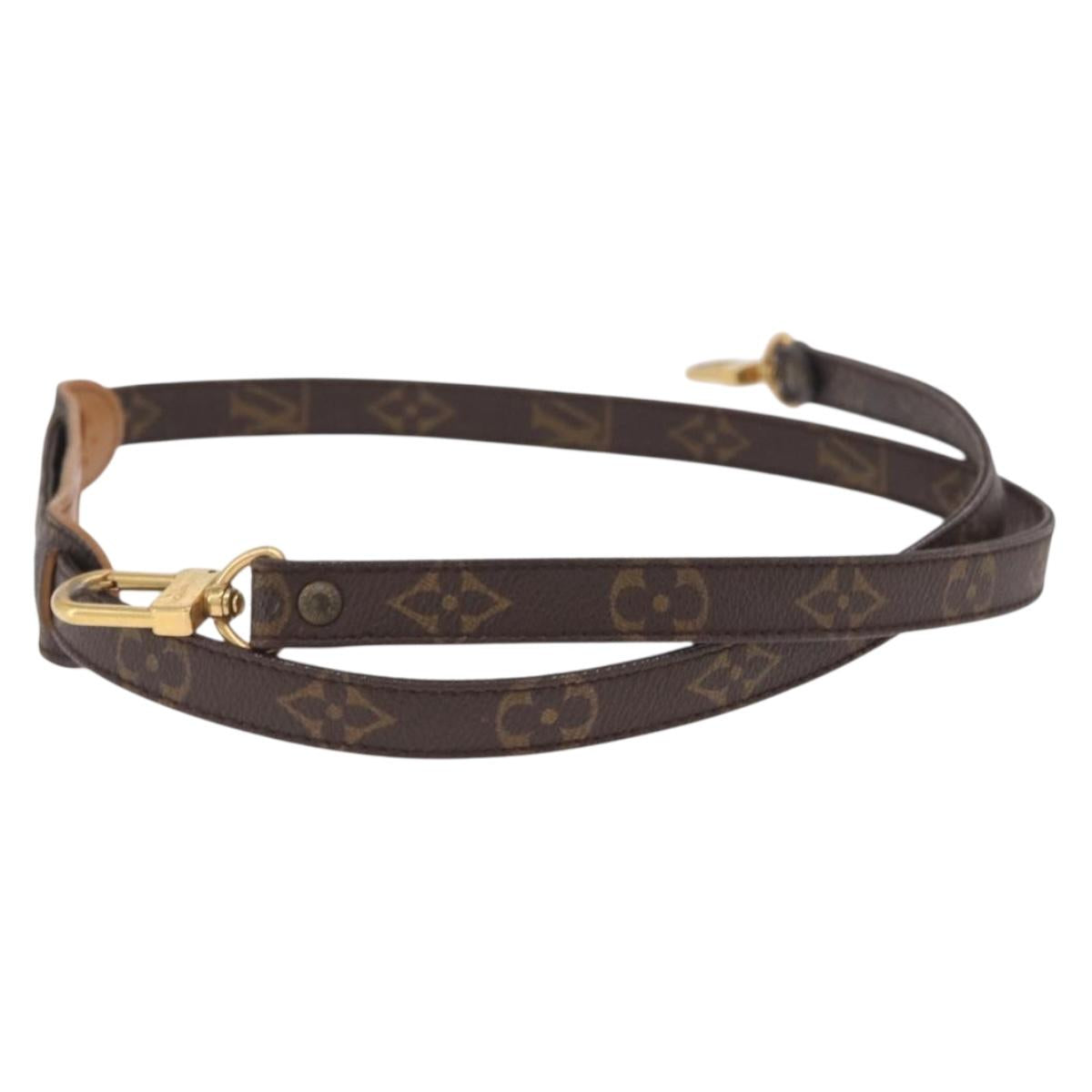 LOUIS VUITTON Monogram Shoulder Strap 46.1"" LV Auth mr3281