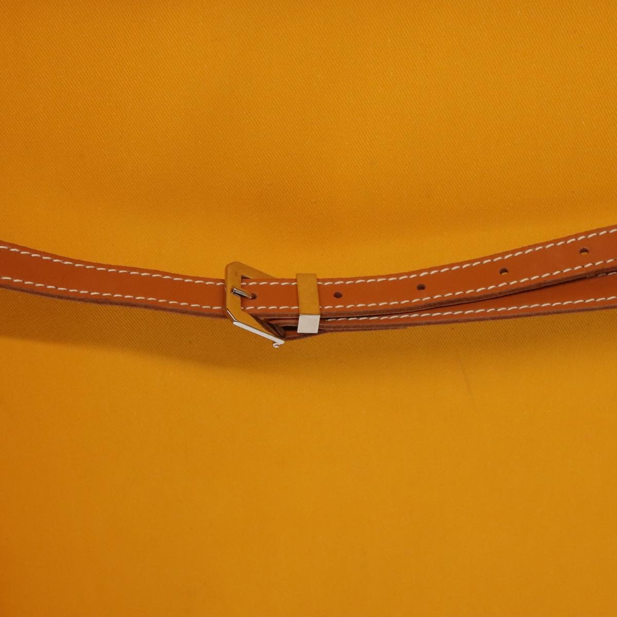 GOYARD Herringbone Trolley PM suitcase PVCCanvas Brown Auth mr552SAM