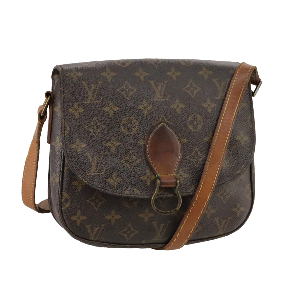 LOUIS VUITTON Monogram Saint Cloud GM Shoulder Bag M51242 LV Auth mr855