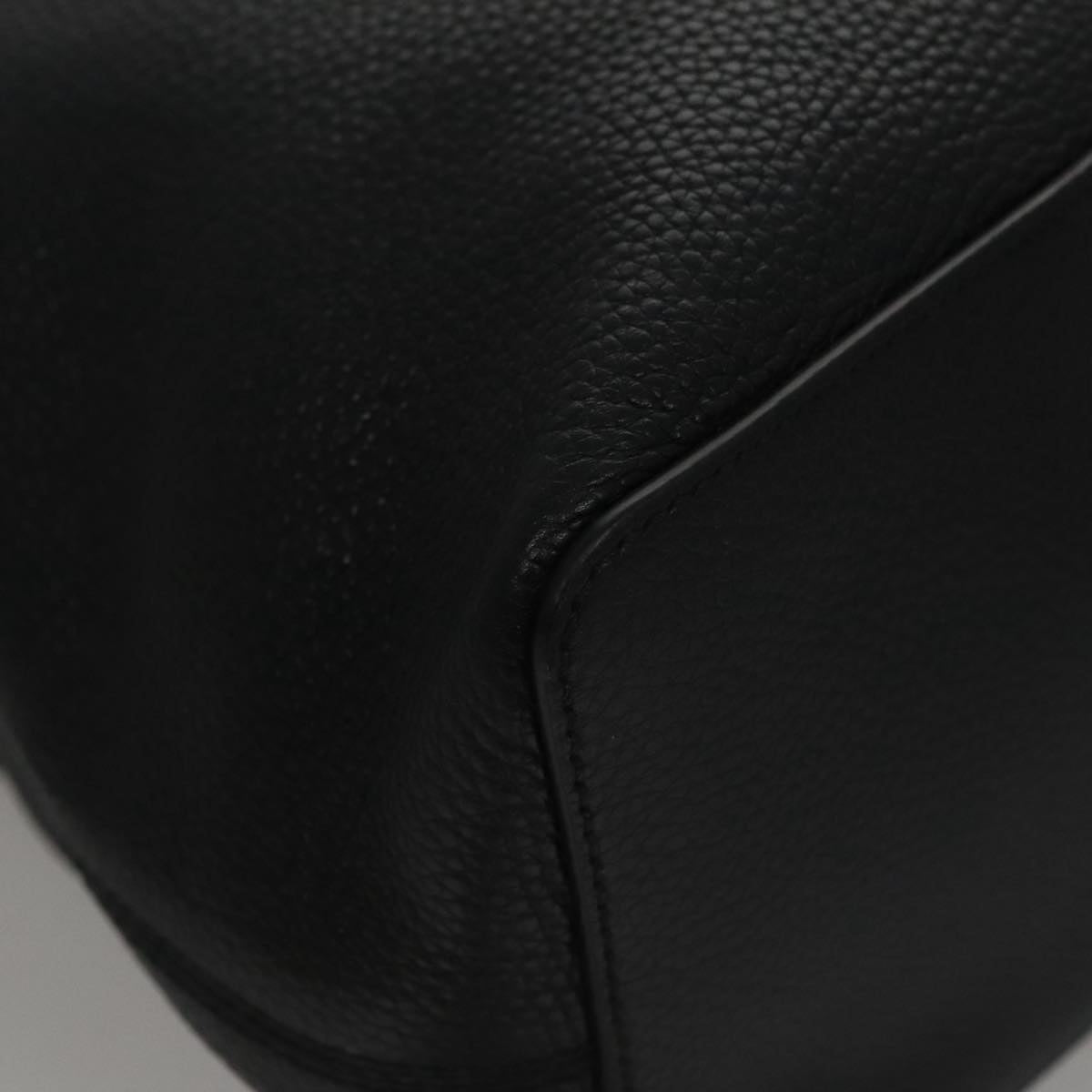 GUCCI Soho Hand Bag Leather Outlet 2way Black 308362 Auth mr900V