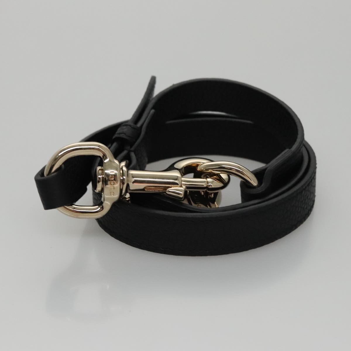 GUCCI Soho Hand Bag Leather Outlet 2way Black 308362 Auth mr900V