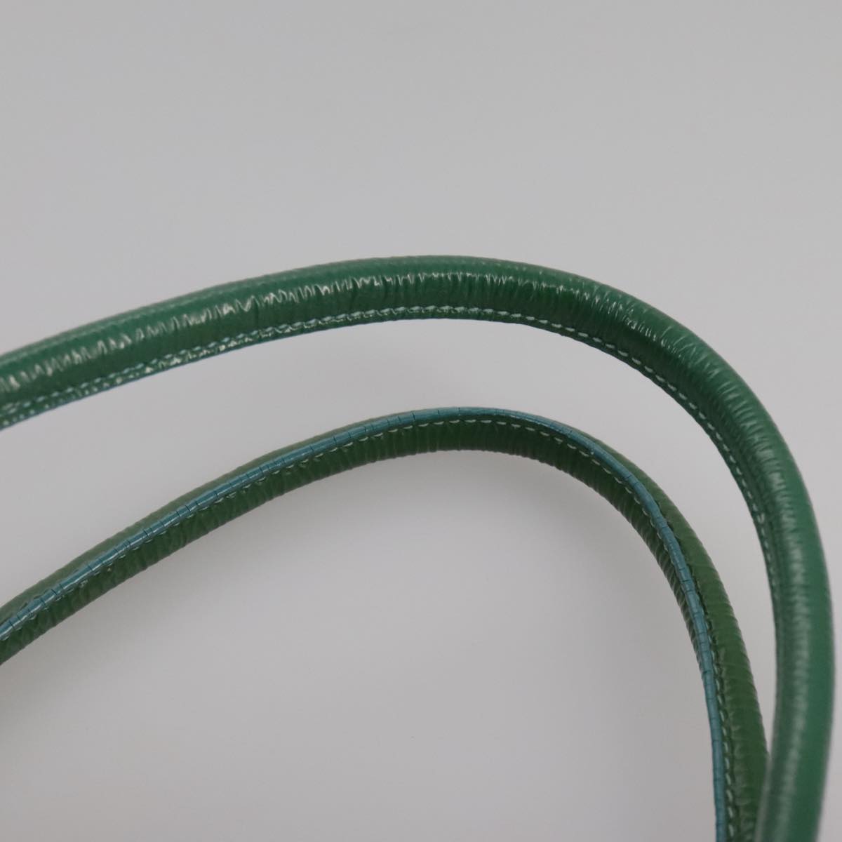 PRADA Tote Bag Nylon Blue Gold Auth mr916