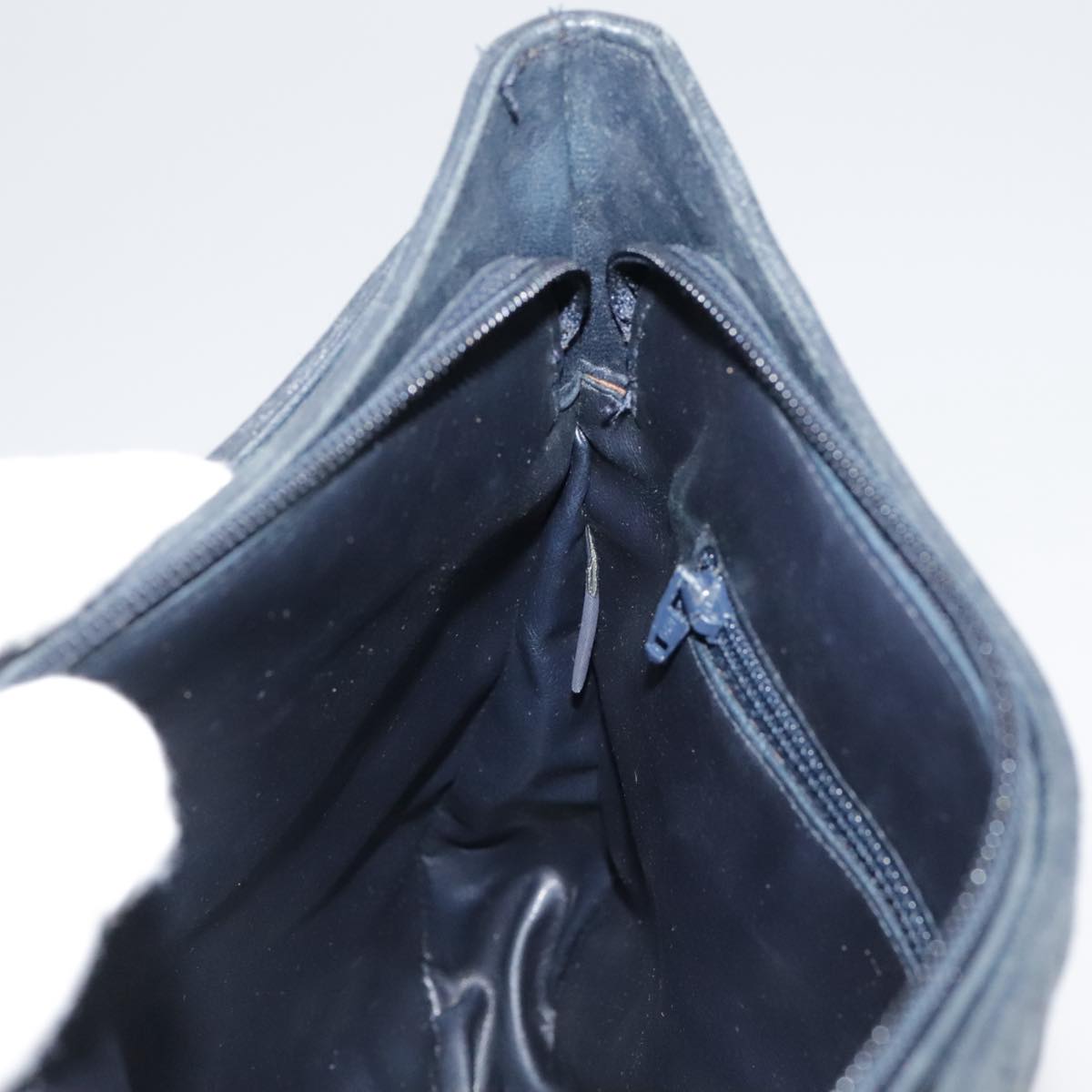 BALLY Chain Tote Bag Leather Black Gold Auth mr918