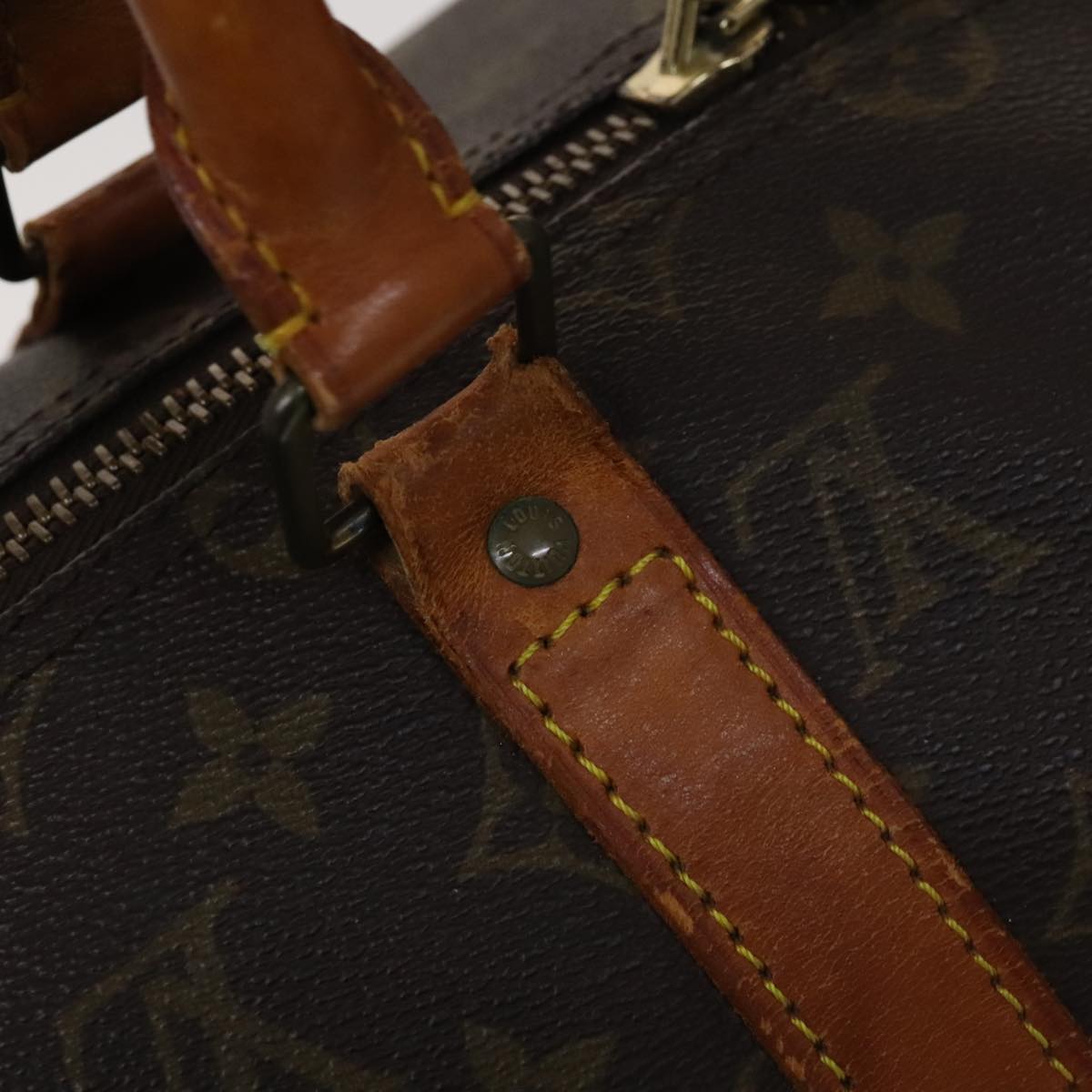 LOUIS VUITTON Monogram Keepall 50 Boston Bag M41426 LV Auth mr939