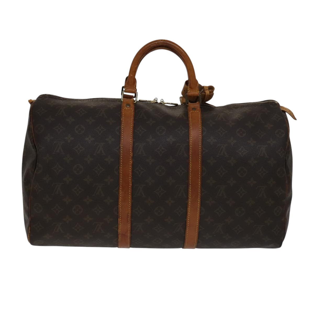 LOUIS VUITTON Monogram Keepall 50 Boston Bag M41426 LV Auth mr939