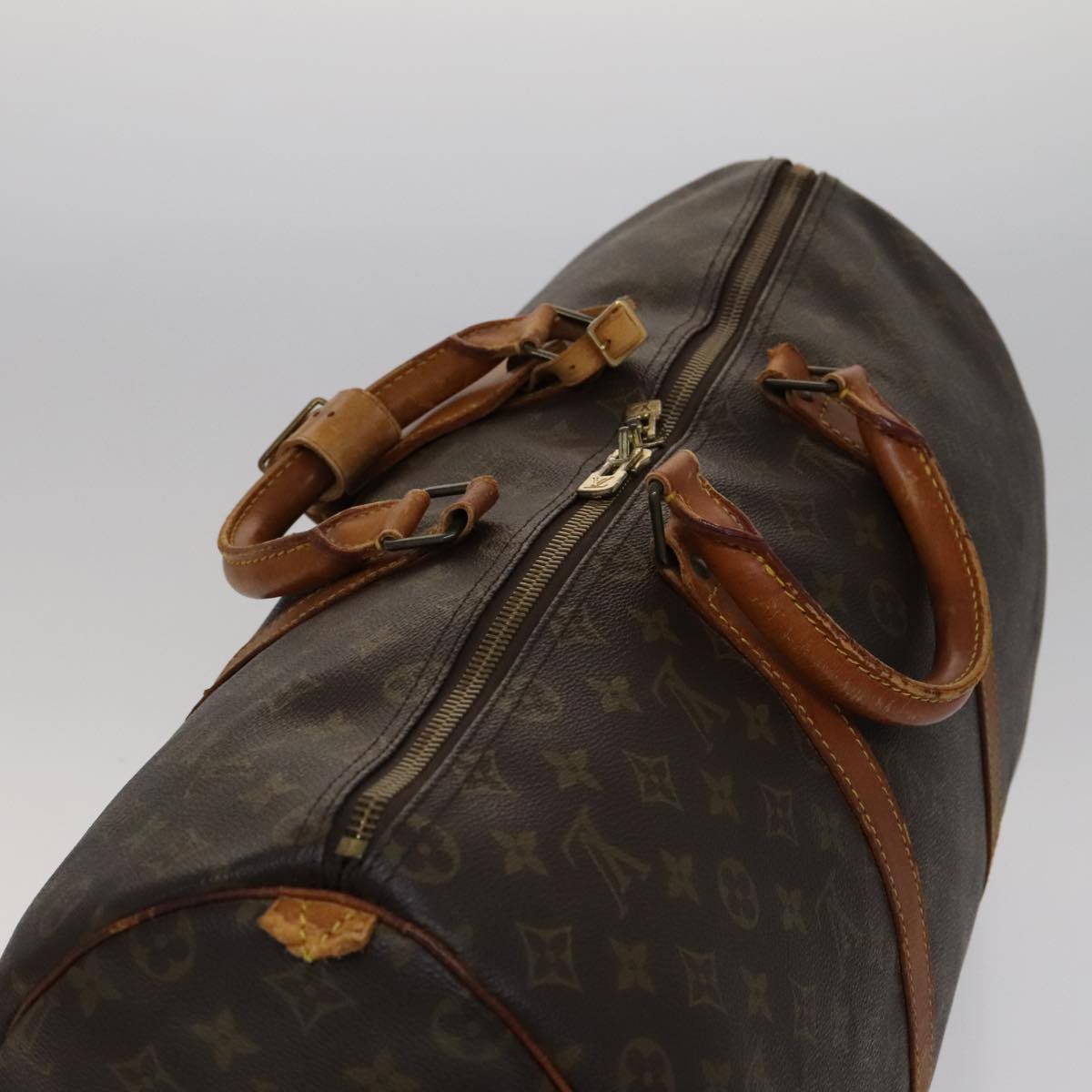 LOUIS VUITTON Monogram Keepall 50 Boston Bag M41426 LV Auth mr939