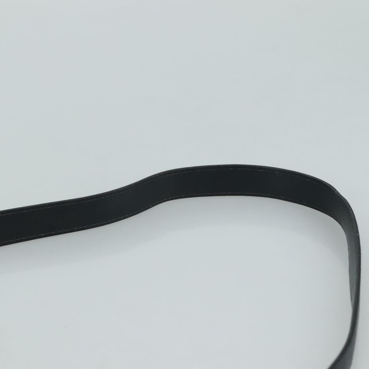 CELINE Macadam Canvas Shoulder Bag Suede Leather Navy Auth mr965