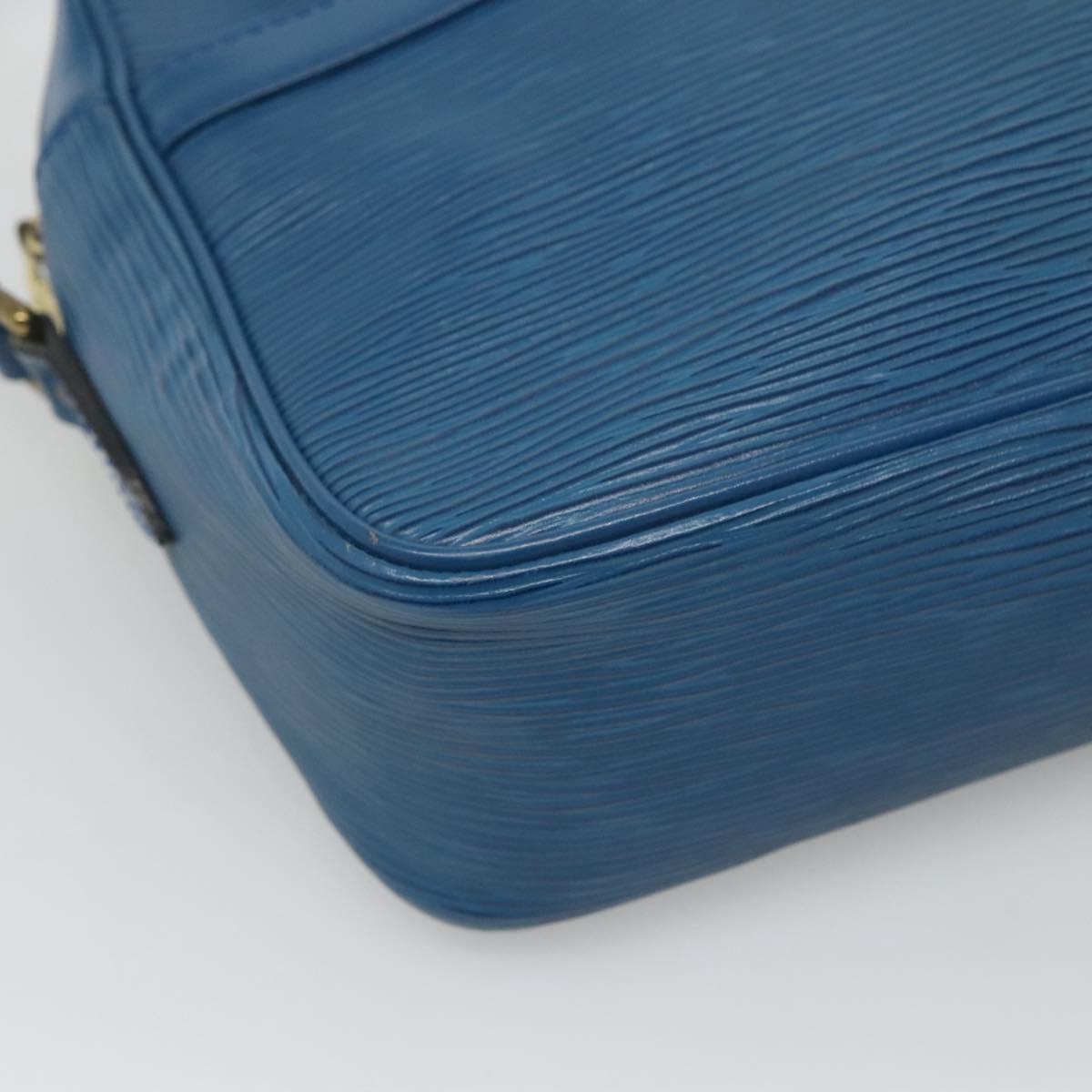 LOUIS VUITTON Epi Trocadero 27 Shoulder Bag Blue M52315 LV Auth MX007