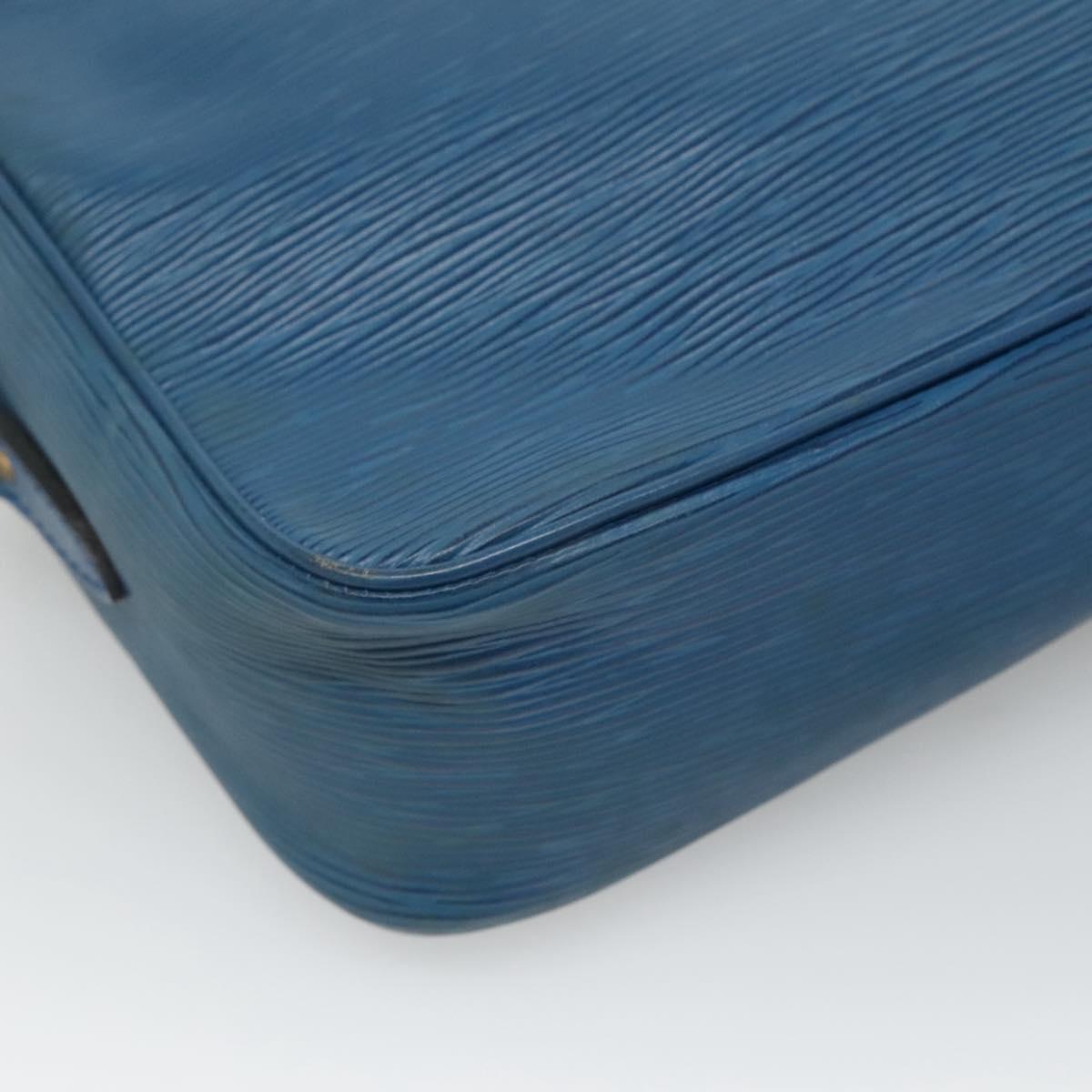 LOUIS VUITTON Epi Trocadero 27 Shoulder Bag Blue M52315 LV Auth MX007