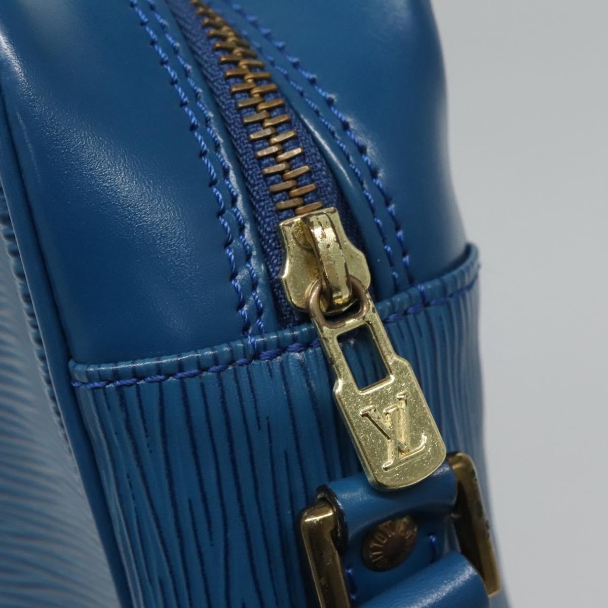 LOUIS VUITTON Epi Trocadero 27 Shoulder Bag Blue M52315 LV Auth MX007