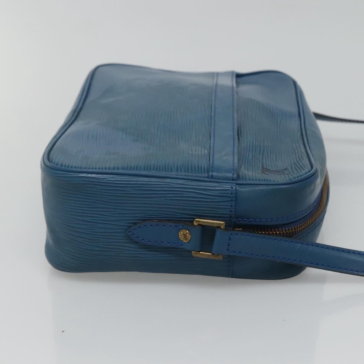 LOUIS VUITTON Epi Trocadero 27 Shoulder Bag Blue M52315 LV Auth MX007