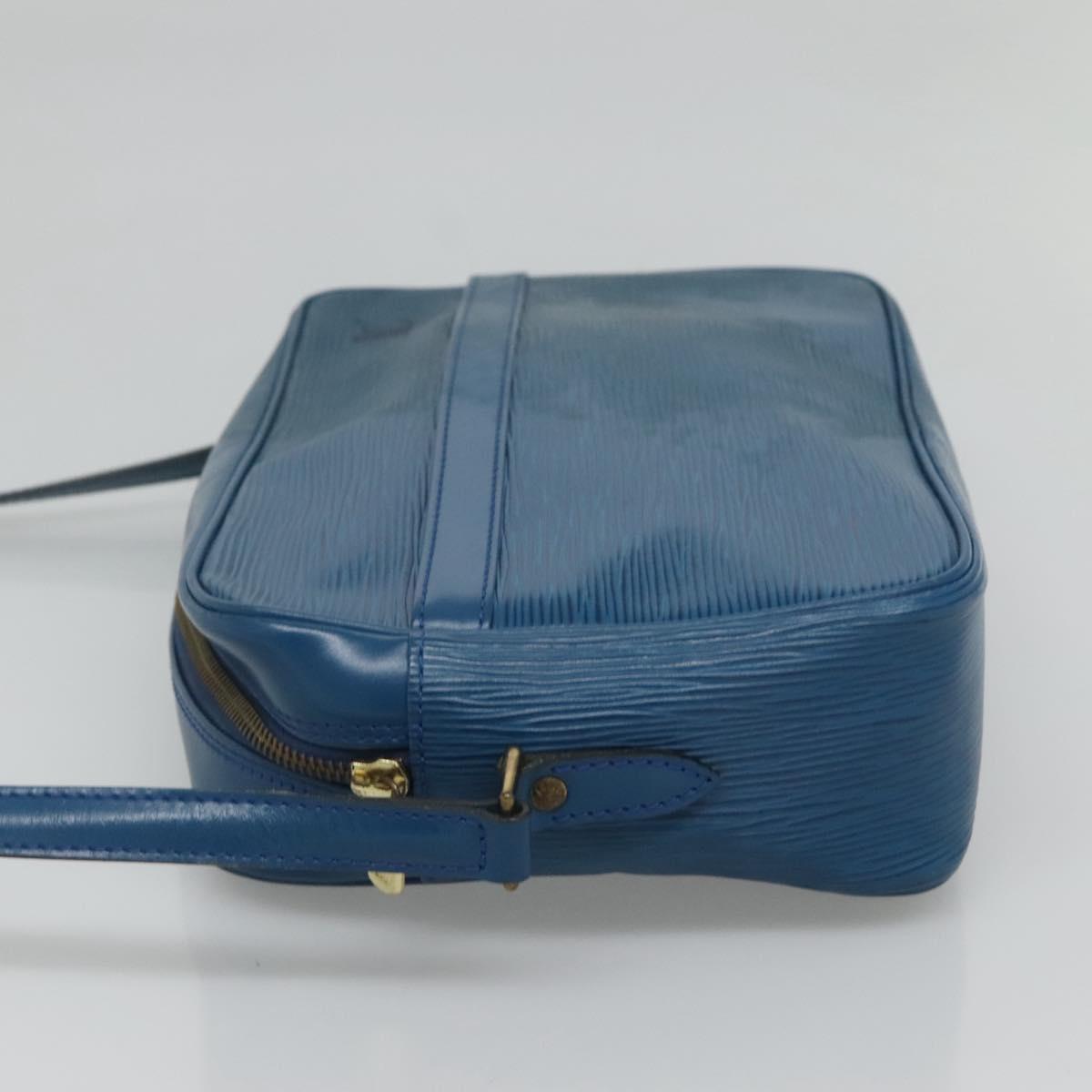 LOUIS VUITTON Epi Trocadero 27 Shoulder Bag Blue M52315 LV Auth MX007