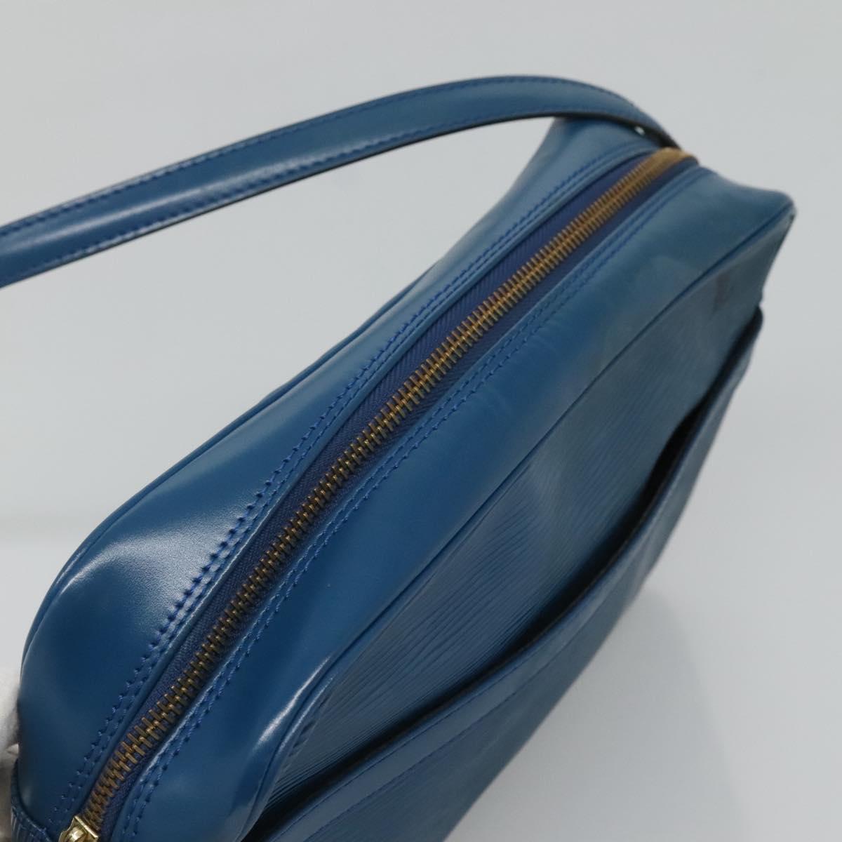 LOUIS VUITTON Epi Trocadero 27 Shoulder Bag Blue M52315 LV Auth MX007