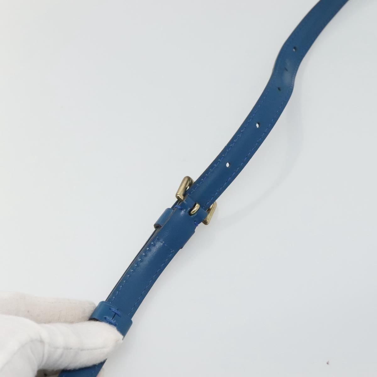 LOUIS VUITTON Epi Trocadero 27 Shoulder Bag Blue M52315 LV Auth MX007