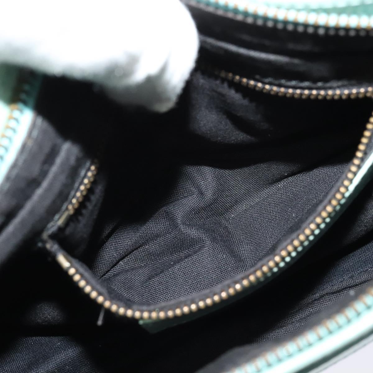 BALENCIAGA The Shoulder Bag Leather Light Blue 138226 Auth MX037