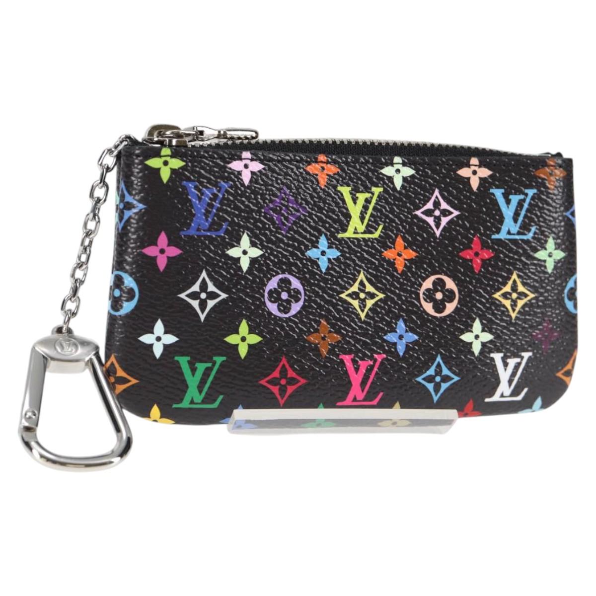 LOUIS VUITTON Monogram Multicolor Pochette Cles Coin Purse M13664 Auth MX080SM