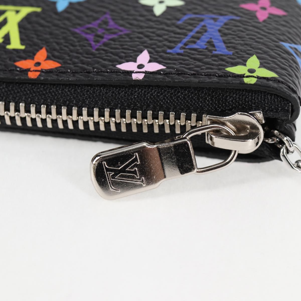 LOUIS VUITTON Monogram Multicolor Pochette Cles Coin Purse M13664 Auth MX080SM