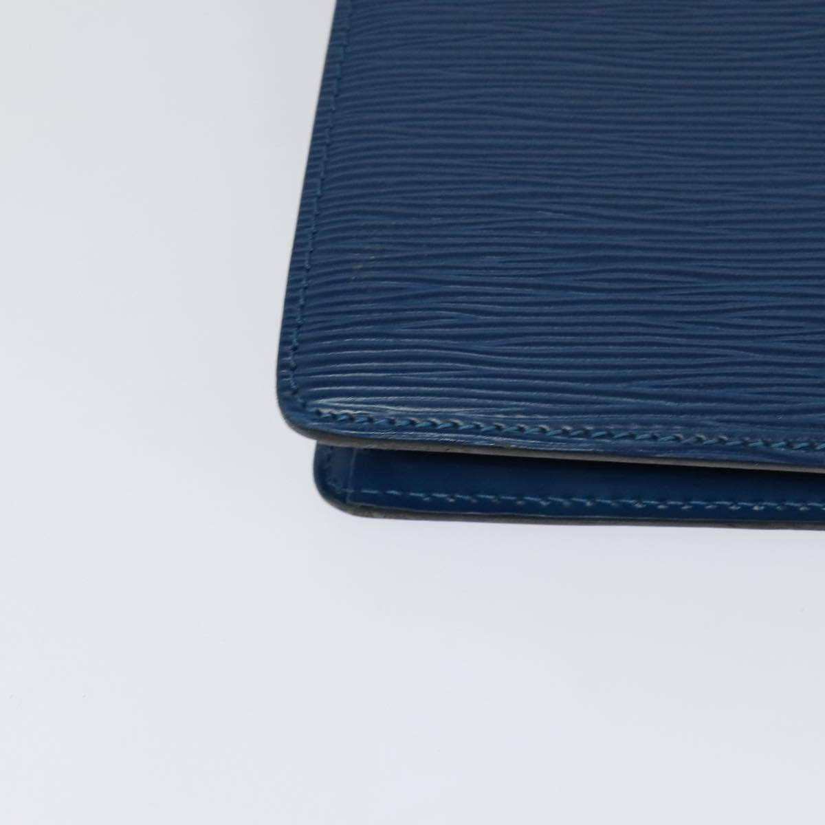 LOUIS VUITTON Epi Capuchin Shoulder Bag Blue M52345 LV Auth MX130
