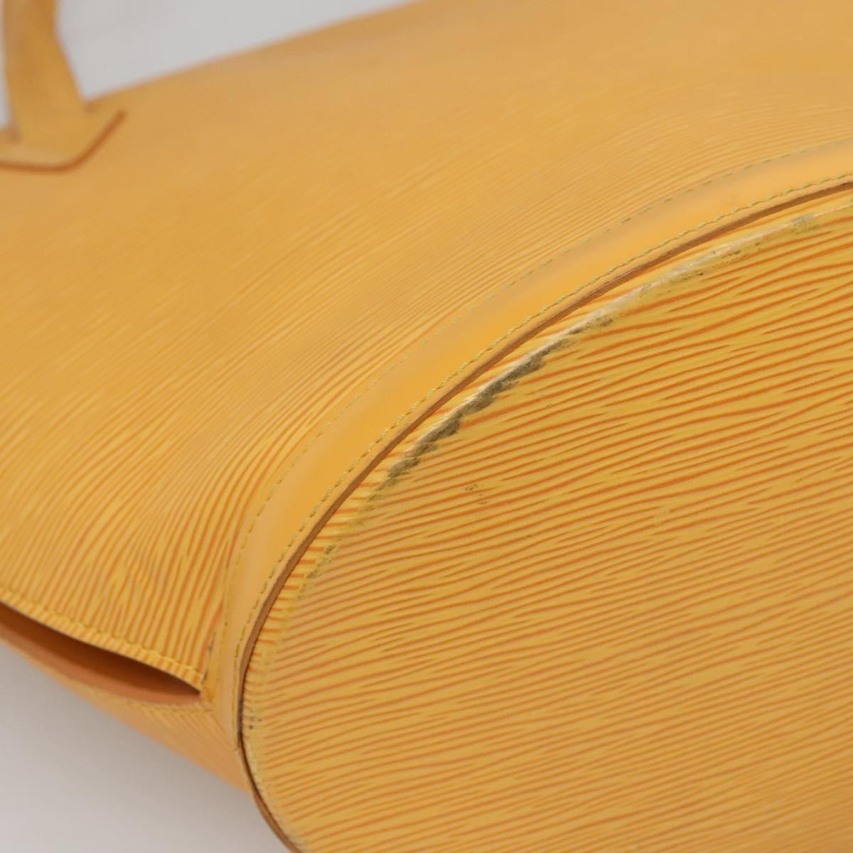 LOUIS VUITTON Epi Saint Jacques Shopping Shoulder Bag Yellow M52269 Auth MX137